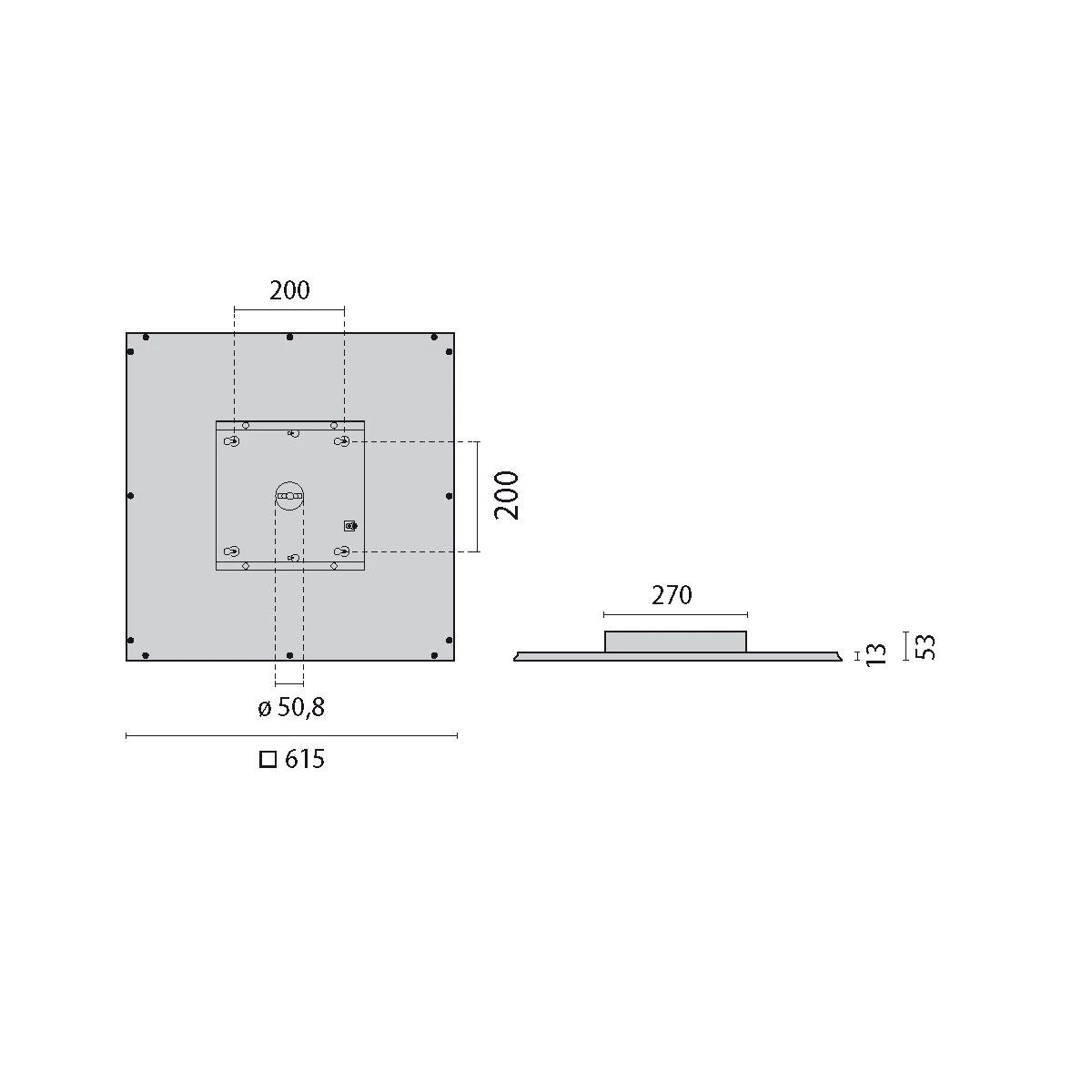 Perform.i.L. 8713661503410 LED-Anbauleuchte SL713AB Cover 615, 46W, Weiß 2 Perform.i.L. 8713661503410 LED-Anbauleuchte SL713AB Cover 615, 46W, Weiß – Bild 2