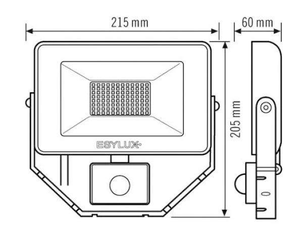 ESYLUX EL10810848 LED-Strahler 30W IP65, Weiß 2 ESYLUX EL10810848 LED-Strahler 30W IP65, Weiß – Bild 2