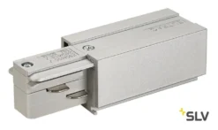SLV 145514 EUTRAC Einspeiser, Erde Links, Silbergrau