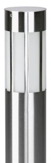 Albert 692011 Edelstahl-Pollerleuchte Mit Bewegungsmelder, Höhe 0,9m, E27