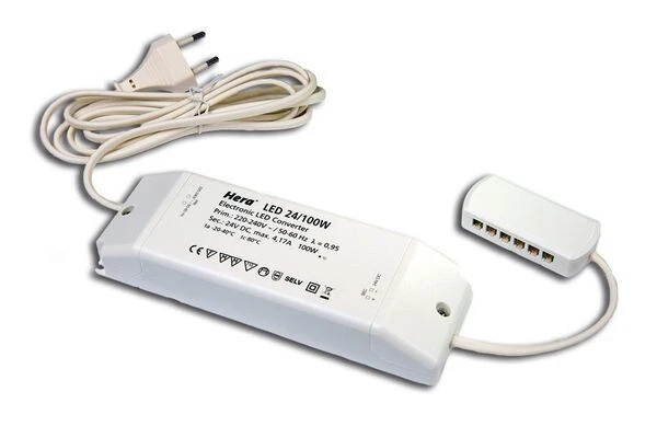 Hera 20604003301 Trafo LED 24V/100W Mit Eurostecker 1 Hera 20604003301 Trafo LED 24V/100W Mit Eurostecker