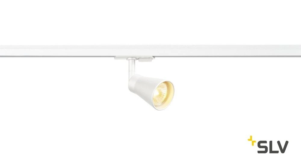 SLV 144201 AVO TRACK 1Phasen-HV-Strahler, GU10, Ohne Leuchtmittel 1 SLV 144201 AVO TRACK 1Phasen-HV-Strahler, GU10, Ohne Leuchtmittel