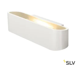 SLV 151411 OSSA 300, Wandleuchte, QT-DE12, Oval, Up/down, L/B/H 30/8/6,5 Cm, Max. 120W