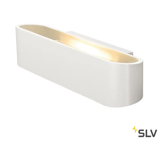 SLV 151411 OSSA 300, Wandleuchte, QT-DE12, Oval, Up/down, L/B/H 30/8/6,5 Cm, Max. 120W 1 SLV 151411 OSSA 300, Wandleuchte, QT-DE12, Oval, Up/down, L/B/H 30/8/6,5 Cm, Max. 120W