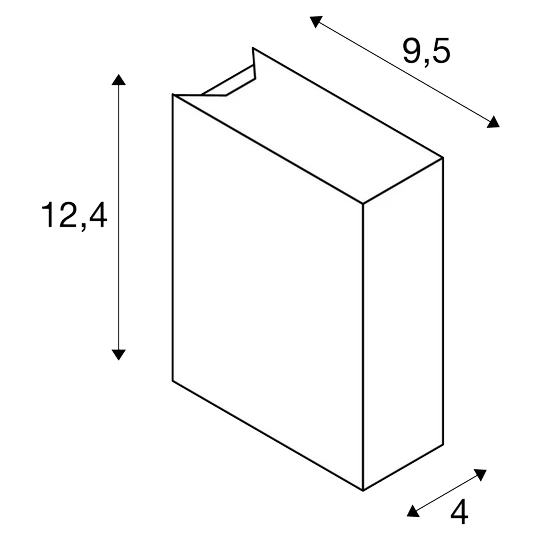 SLV 232471 QUAD 2, Wandleuchte, LED, 3000K, IP44, Eckig, Up/down, 6W 2 SLV 232471 QUAD 2, Wandleuchte, LED, 3000K, IP44, Eckig, Up/down, 6W – Bild 2