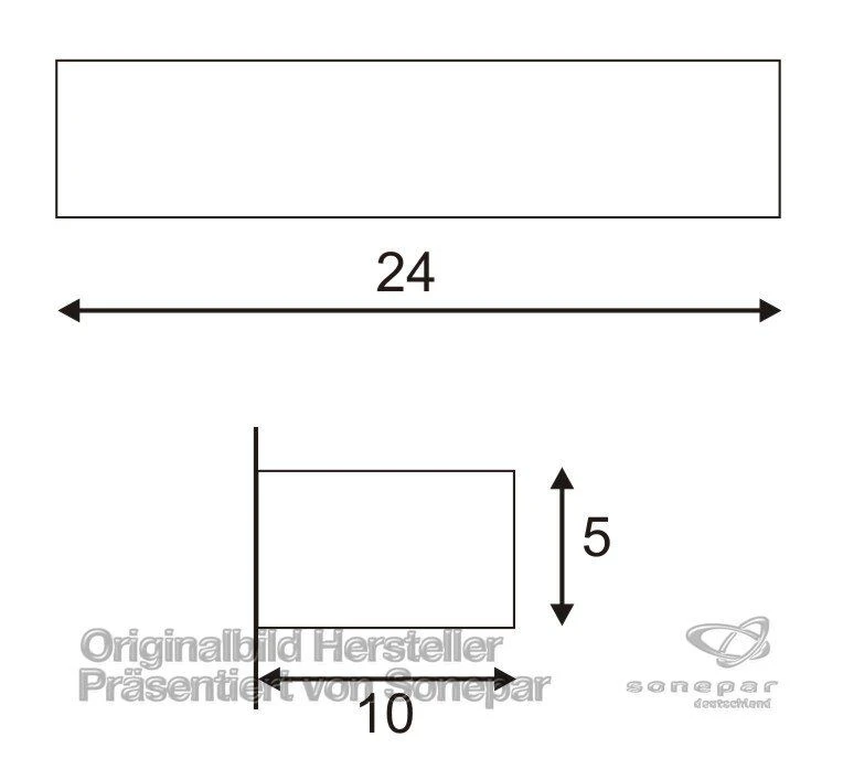 SLV 149471 WL 149 Wandleuchte, 230V/60W 2 SLV 149471 WL 149 Wandleuchte, 230V/60W – Bild 2