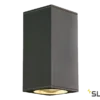 SLV 229575 BIG THEO, Outdoor Wandleuchte, QPAR111, IP44, Eckig, Up/down, Max. 150W