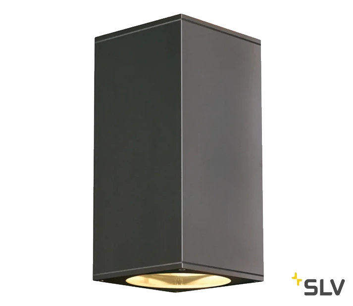 SLV 229575 BIG THEO, Outdoor Wandleuchte, QPAR111, IP44, Eckig, Up/down, Max. 150W 1 SLV 229575 BIG THEO, Outdoor Wandleuchte, QPAR111, IP44, Eckig, Up/down, Max. 150W
