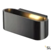 SLV 151450 OSSA 180, Wandleuchte, QT-DE12, Oval, Up/down, L/B/H 18/8/7 Cm, Max. 100W