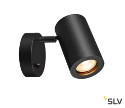SLV 1000729 ENOLA_B, Wandleuchte, QPAR51, Mit Schalter, Max. 50W