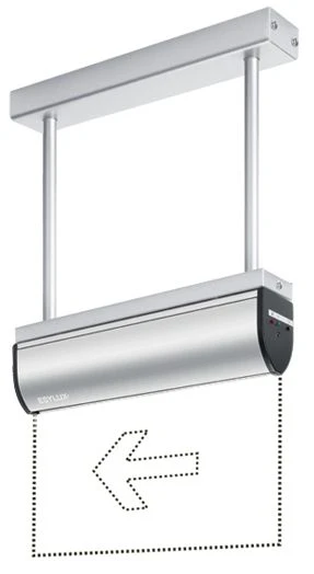 Esylux EN10030345 LED-Notausgangsleuchte SLC Für Pendelmontage 1 Esylux EN10030345 LED-Notausgangsleuchte SLC Für Pendelmontage