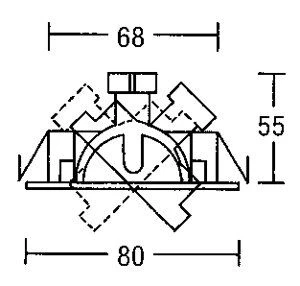 Brumberg 1925.22 Niedervolt-Einbaustrahler, GX5,3 Schwenkbar 2 Brumberg 1925.22 Niedervolt-Einbaustrahler, GX5,3 Schwenkbar – Bild 2