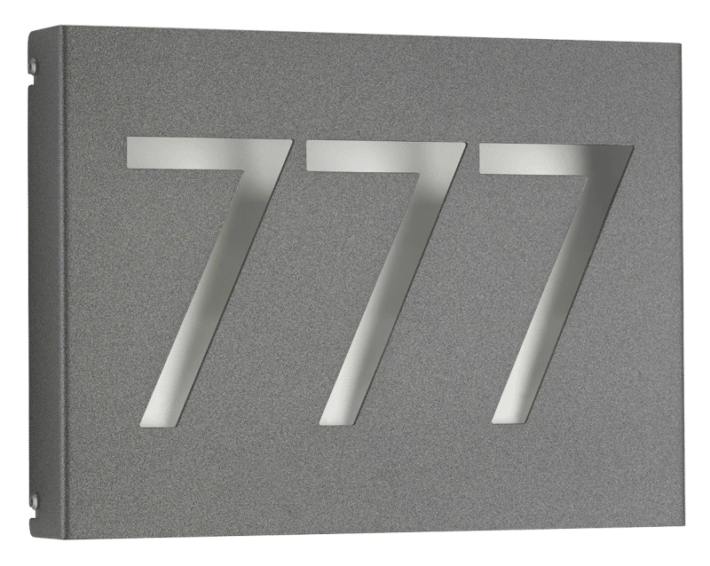 Albert 626005 Hausnummernleuchte 3-stellige Ziffern 1 Albert 626005 Hausnummernleuchte 3-stellige Ziffern