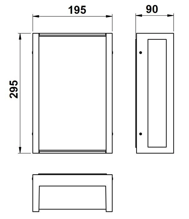 Albert 666400 Hausnummern-Wandleuchte, LED 10W, Schwarz 2 Albert 666400 Hausnummern-Wandleuchte, LED 10W, Schwarz – Bild 2