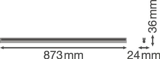 Ledvance LN Comp. High Out. LED-Lichtleiste 15W, 4000K, 900mm 2 Ledvance LN Comp. High Out. LED-Lichtleiste 15W, 4000K, 900mm – Bild 2