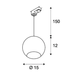 SLV 1000709 Light Eye 150 3Phasen-Pendelleuchte, GU10, Ohne Leuchtmittel 7 SLV 1000709 Light Eye 150 3Phasen-Pendelleuchte, GU10, Ohne Leuchtmittel -Beleuchtungs Discounter b82f3f9753276aeabb5b5e81ce25a7e79cfcf0cd 1