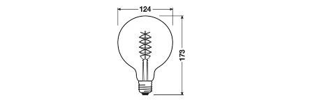 Ledvance 4058075761674 Vintage 1906® LED GLOBE 125, 320 °, 7 W, 822, 600 Lm, E27, Dimmbar 2 Ledvance 4058075761674 Vintage 1906® LED GLOBE 125, 320 °, 7 W, 822, 600 Lm, E27, Dimmbar – Bild 2