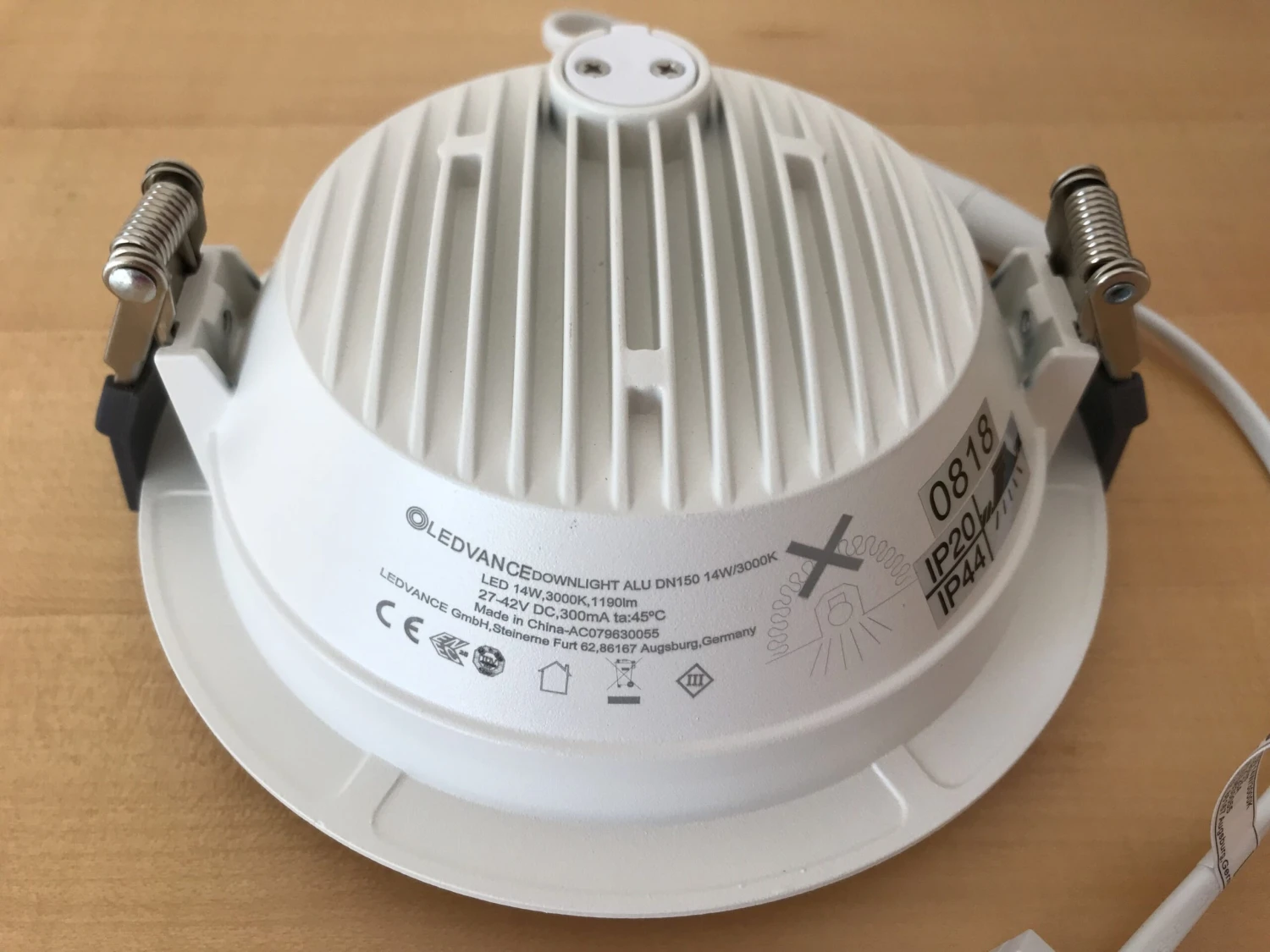 LEDVANCE Downlight 14W, Kaltweiß, Nicht Dimmbar, Für Ø150mm, IP44 5 LEDVANCE Downlight 14W, Kaltweiß, Nicht Dimmbar, Für Ø150mm, IP44 – Bild 5