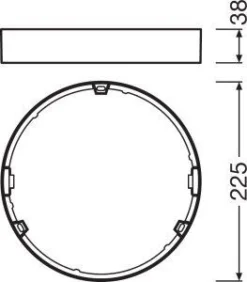 LEDVANCE Slim Frame Für Downlight Ø210mm, Höhe 38mm 6 LEDVANCE Slim Frame Für Downlight Ø210mm, Höhe 38mm -Beleuchtungs Discounter bd20e81b015b78822d687b86d4fb5dd42776e80c