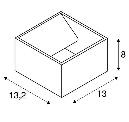 SLV 232105 LOGS WALL, Outdoor Wandleuchte, LED, 3000K, IP44, Eckig, 8W 2 SLV 232105 LOGS WALL, Outdoor Wandleuchte, LED, 3000K, IP44, Eckig, 8W – Bild 2