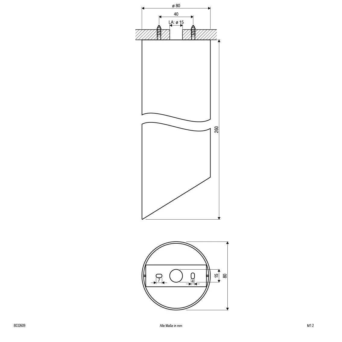 EVN 8032609 Deckenanbauleuchte Rund, 260mm 2 EVN 8032609 Deckenanbauleuchte Rund, 260mm – Bild 2