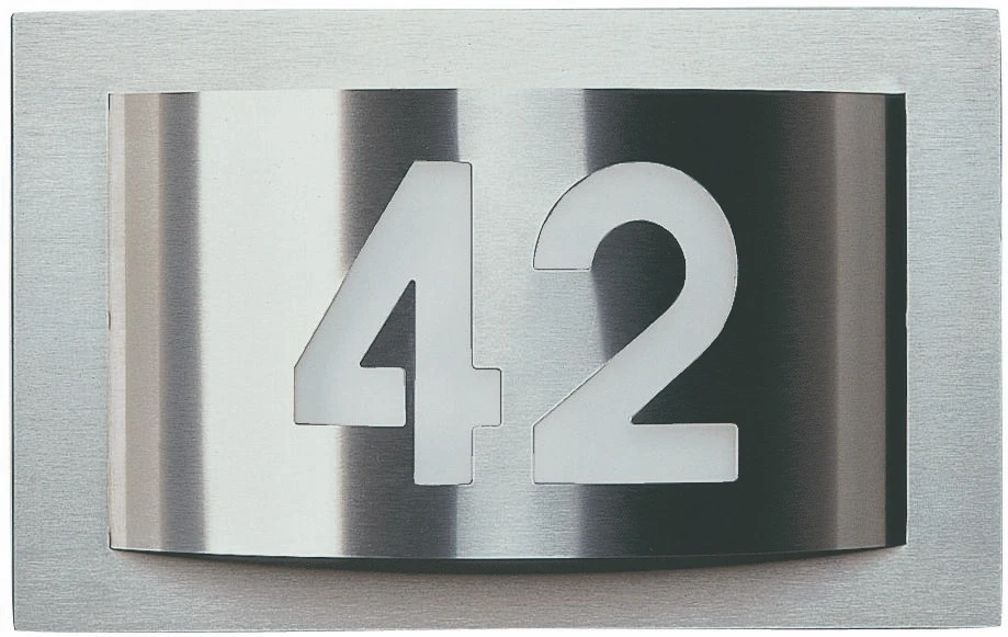 Albert 696002 Hausnummernleuchte, Für TC-SEL 2G7/7W 1 Albert 696002 Hausnummernleuchte, Für TC-SEL 2G7/7W