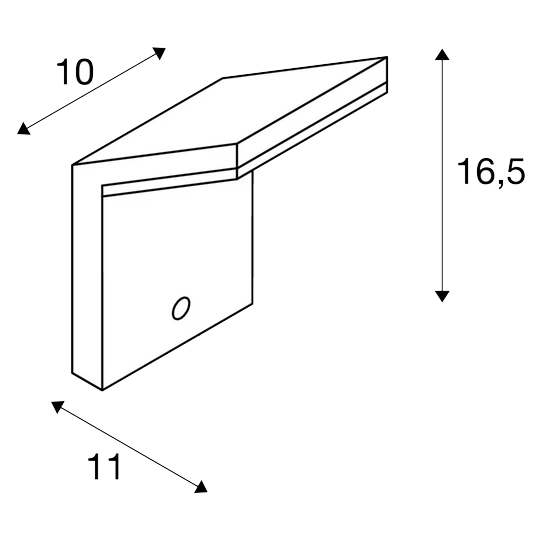 SLV 232915 ORDI, Outdoor Wandleuchte, LED, 3000K, Mit Sensor 2 SLV 232915 ORDI, Outdoor Wandleuchte, LED, 3000K, Mit Sensor – Bild 2