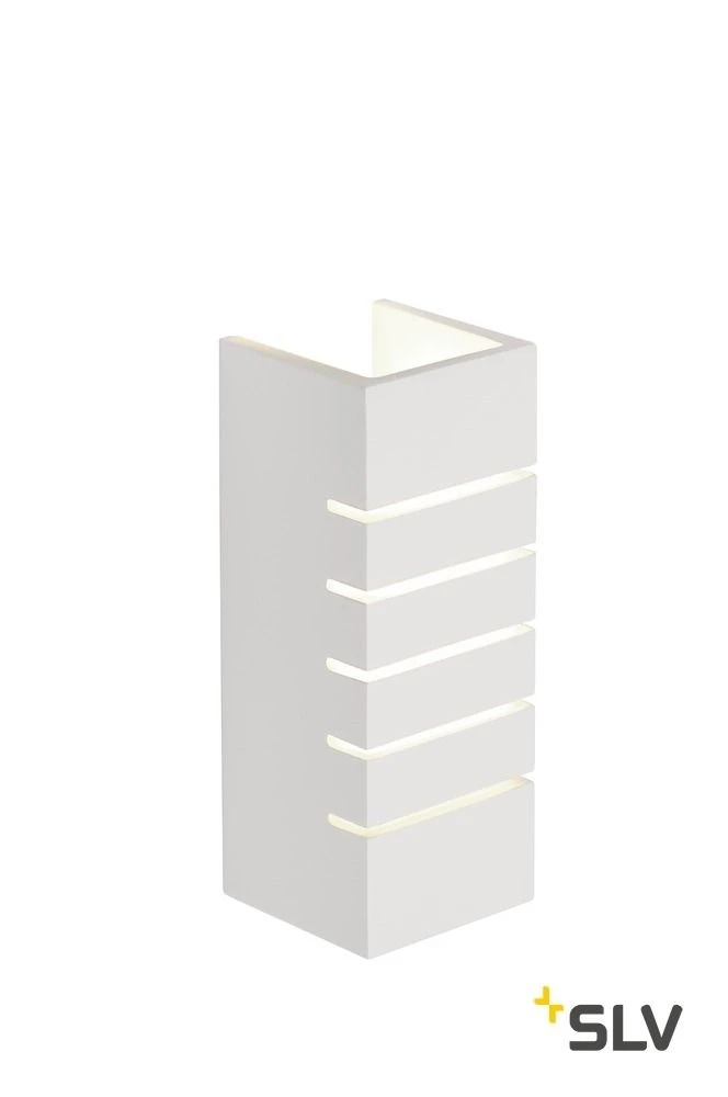 SLV 148010 PLASTRA Gipswandleuchte, E14/40W 3 SLV 148010 PLASTRA Gipswandleuchte, E14/40W – Bild 3