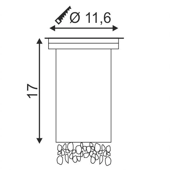 SLV 228430 Bodeneinbaustrahler DASAR EXACT 230V/GU10, Schwenkbar 2 SLV 228430 Bodeneinbaustrahler DASAR EXACT 230V/GU10, Schwenkbar – Bild 2