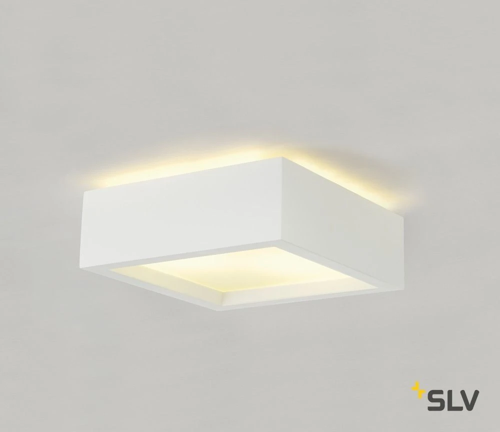 SLV 148002 GL 104 Gipsdeckenleuchte, E27, 2x25W 1 SLV 148002 GL 104 Gipsdeckenleuchte, E27, 2x25W