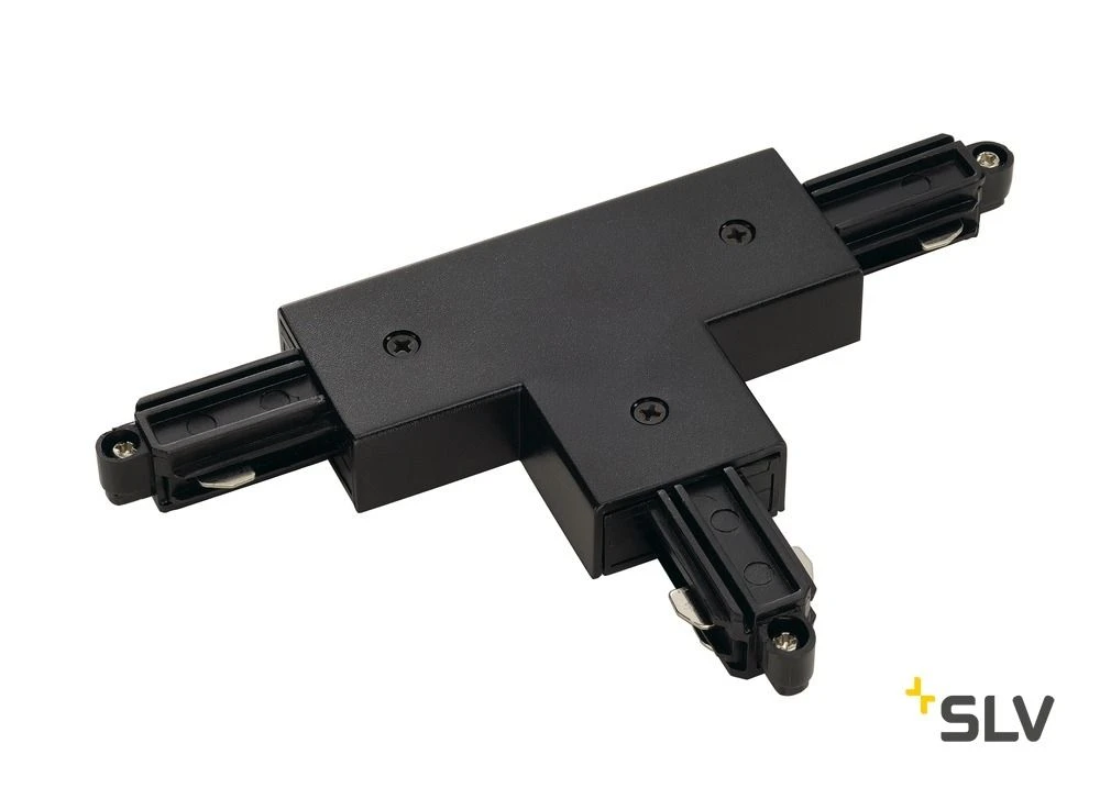 SLV 143070 T-Verbinder/ Einspeiser, Erde Links, Schwarz 1 SLV 143070 T-Verbinder/ Einspeiser, Erde Links, Schwarz