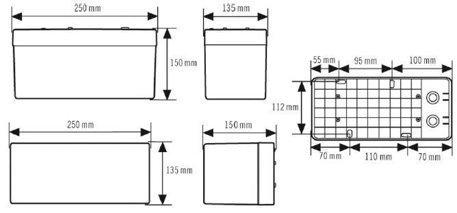 Esylux EN10026836 LED-Notausgangsleuchte, Serie SLB LED 3 Esylux EN10026836 LED-Notausgangsleuchte, Serie SLB LED – Bild 3