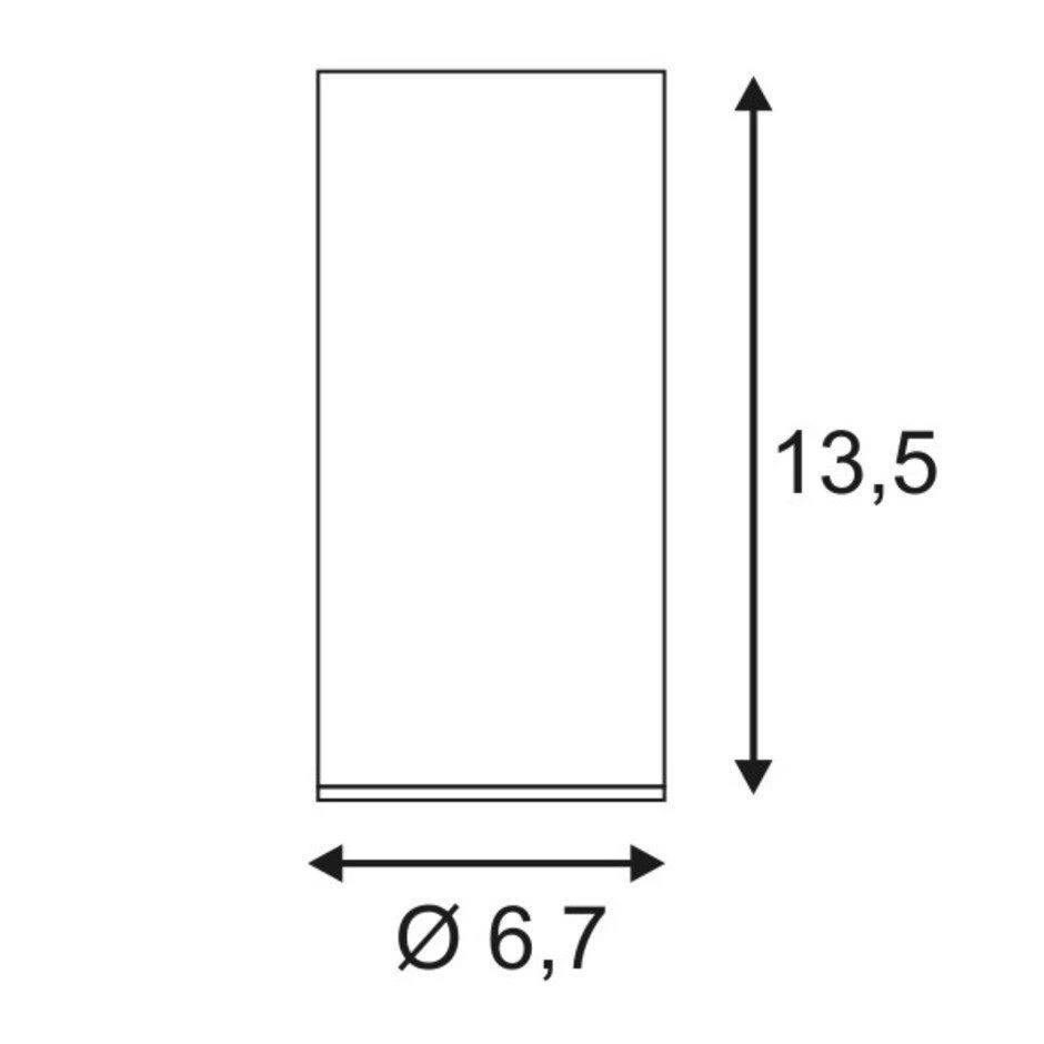 SLV 151811 ENOLA-B Deckenleuchte, GU10, 35W 2 SLV 151811 ENOLA-B Deckenleuchte, GU10, 35W – Bild 2