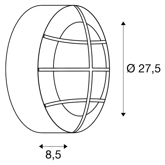 SLV 229081 Wandleuchte BULAN GRID, E27, 2x25W 2 SLV 229081 Wandleuchte BULAN GRID, E27, 2x25W – Bild 2