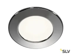 SLV 112222 Flache LED-Einbauleuchte, 3W/150lm Licht Warmweiß