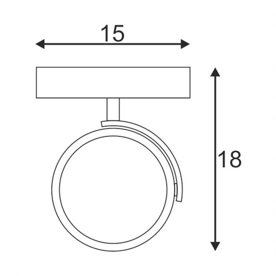 SLV 147301 KALU 1 Deckenleuchte ES111/GU10 75W 2 SLV 147301 KALU 1 Deckenleuchte ES111/GU10 75W – Bild 2