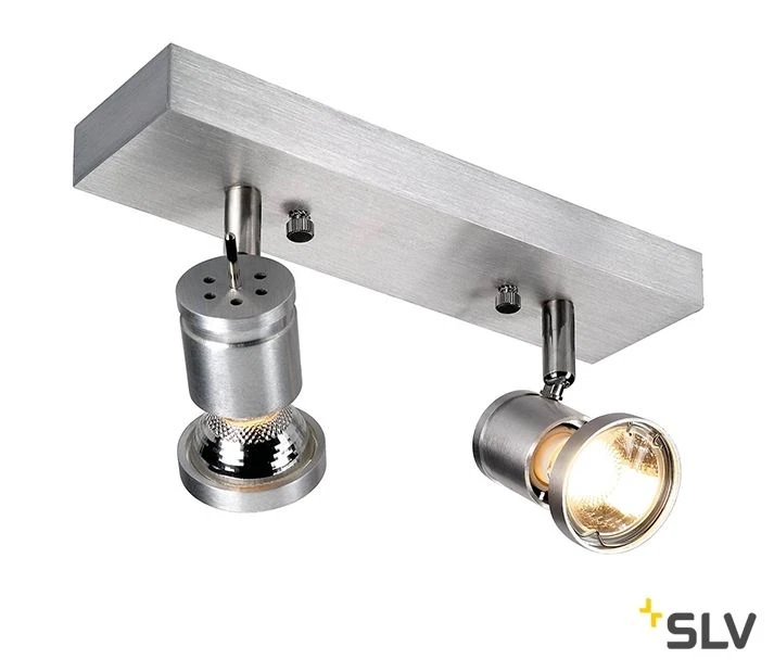 SLV 147442 Asto 2 Wand-/Deckenleuchte GU10/2x75W 1 SLV 147442 Asto 2 Wand-/Deckenleuchte GU10/2x75W