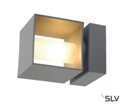 SLV 1000335 SQUARE TURN, QT14, Outdoor Wandleuchte, Max. 42W, IP44