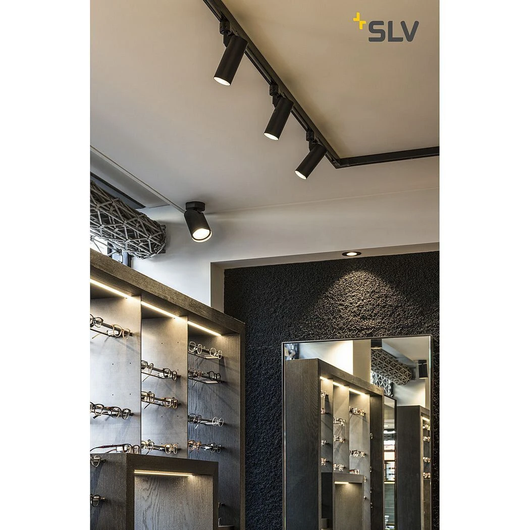 SLV 152960 HELIA 50 3Phasen-HV-LED-Strahler, Incl. LED, Warmweiß 2 SLV 152960 HELIA 50 3Phasen-HV-LED-Strahler, Incl. LED, Warmweiß – Bild 2