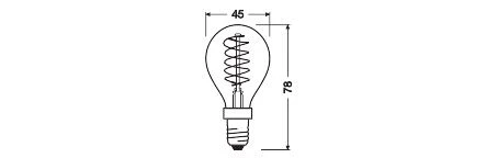 Ledvance 4058075761438 Vintage 1906® LED CLASSIC P, 320 °, 3,4 W, 822, 250 Lm, E14, Dimmbar 2 Ledvance 4058075761438 Vintage 1906® LED CLASSIC P, 320 °, 3,4 W, 822, 250 Lm, E14, Dimmbar – Bild 2