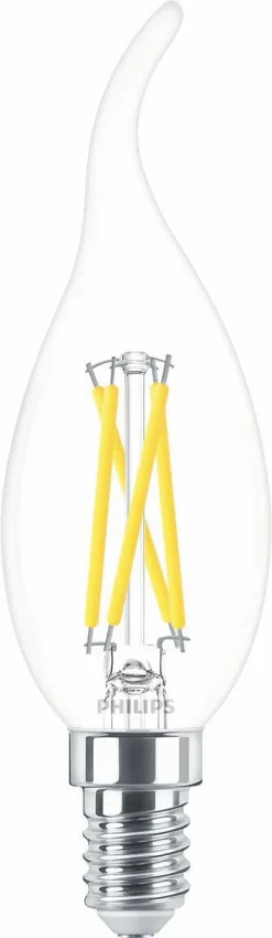 Philips 47771100 MASTER GLASS LED-Lampen In Kerzenform, 2,5 W, 922, 340 Lm, E14, Dimmbar