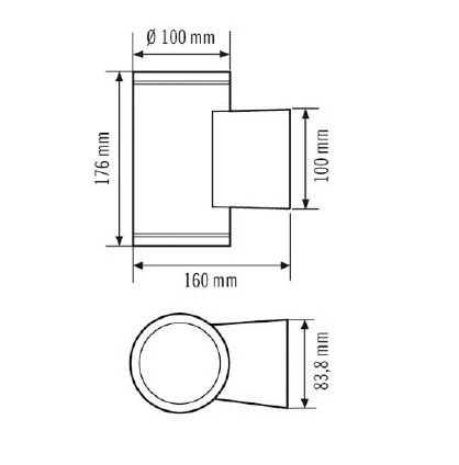 ESYLUX EL10830006 LED Up-/Down-Leuchte ALVA TR 13° 900 830 AN, 10 W 2 ESYLUX EL10830006 LED Up-/Down-Leuchte ALVA TR 13° 900 830 AN, 10 W – Bild 2