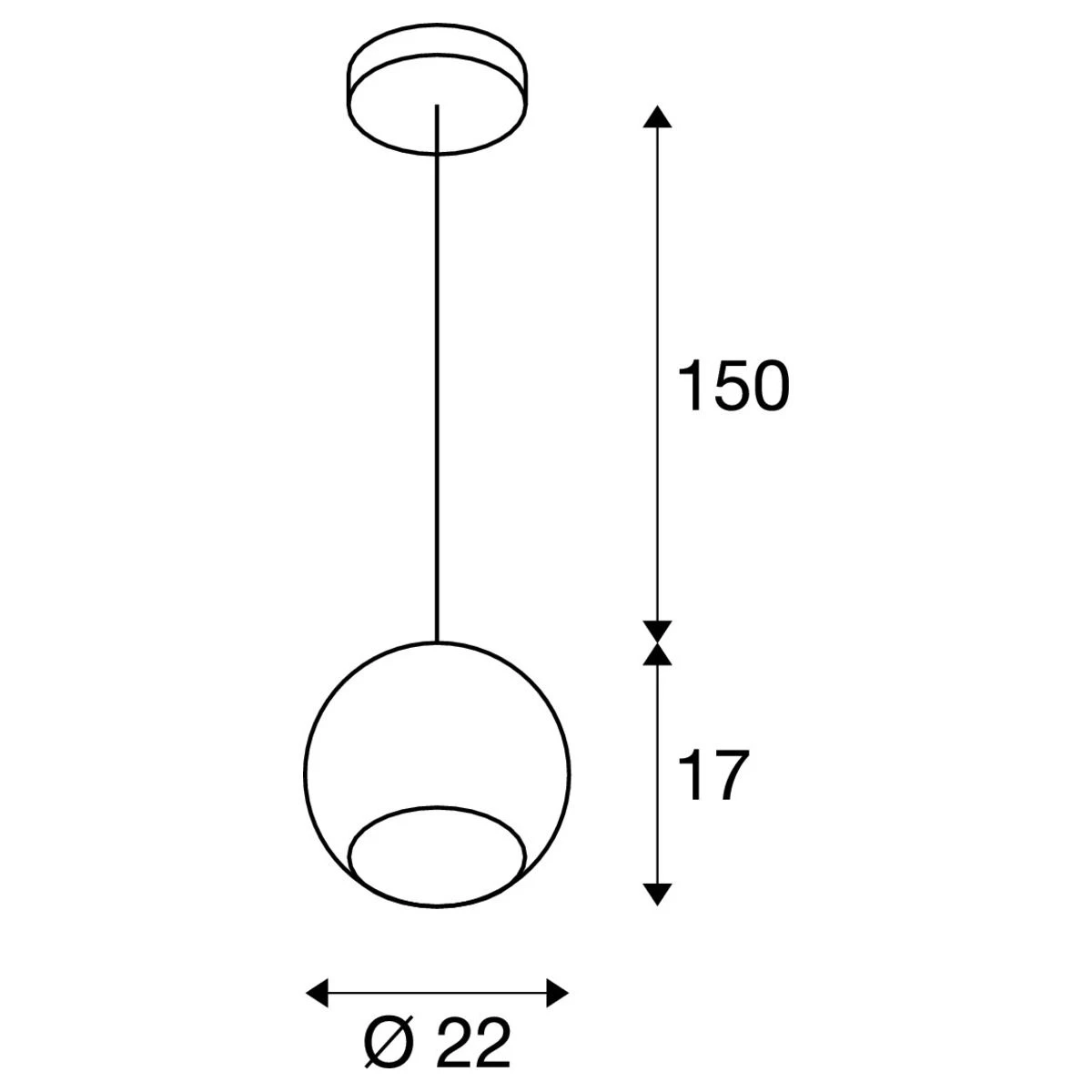 SLV 1002047 PLASTRA 25 Pendelleuchte, GX53, 11W 2 SLV 1002047 PLASTRA 25 Pendelleuchte, GX53, 11W – Bild 2