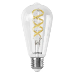 Ledvance 4058075777873 SMART+WIFI Filament Edison RGBTW, 320 °, 4,8 W, 470 Lm, E27, Dimmbar