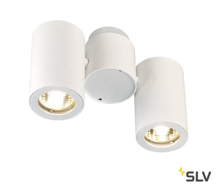 SLV 151831 ENOLA-B SPOT-2 Deckenleuchte, GU10, 2x50W 1 SLV 151831 ENOLA-B SPOT-2 Deckenleuchte, GU10, 2x50W