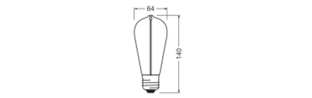 Ledvance 4099854049873 Vintage 1906® LED EDISON, < 360°, 2,2 W, 827, 120 Lm, E27, Nicht Dimmbar 2 Ledvance 4099854049873 Vintage 1906® LED EDISON, < 360°, 2,2 W, 827, 120 Lm, E27, Nicht Dimmbar – Bild 2