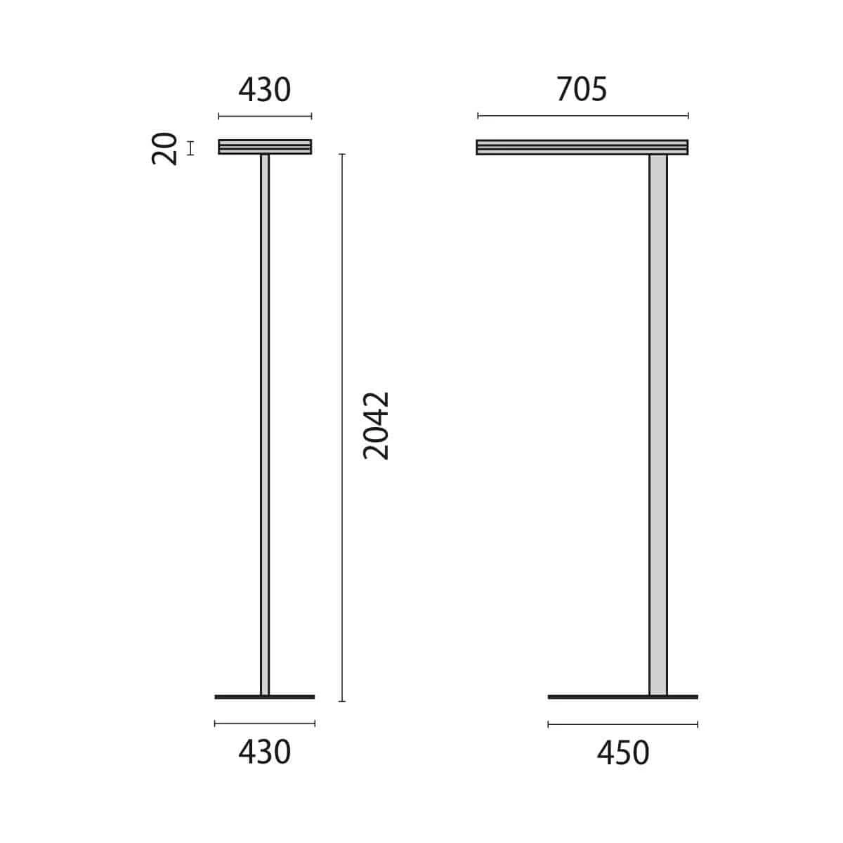 Perform.i.L. 8720761745410 Stehleuchte SL720SL L ECO LED 82W, Weiß 2 Perform.i.L. 8720761745410 Stehleuchte SL720SL L ECO LED 82W, Weiß – Bild 2