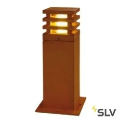 SLV 229420 Außenleuchte RUSTY SQUARE 40, E27, Max. 11W, IP55, 40cm