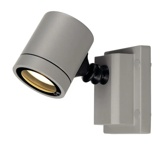 SLV 233104 Outdoor Wandleuchte GU10, Silbergrau 3 SLV 233104 Outdoor Wandleuchte GU10, Silbergrau – Bild 3