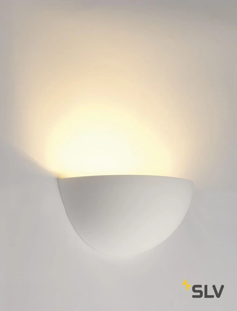SLV 148013 PLASTRA 101 Gipswandleuchte, E14, 40W 1 SLV 148013 PLASTRA 101 Gipswandleuchte, E14, 40W